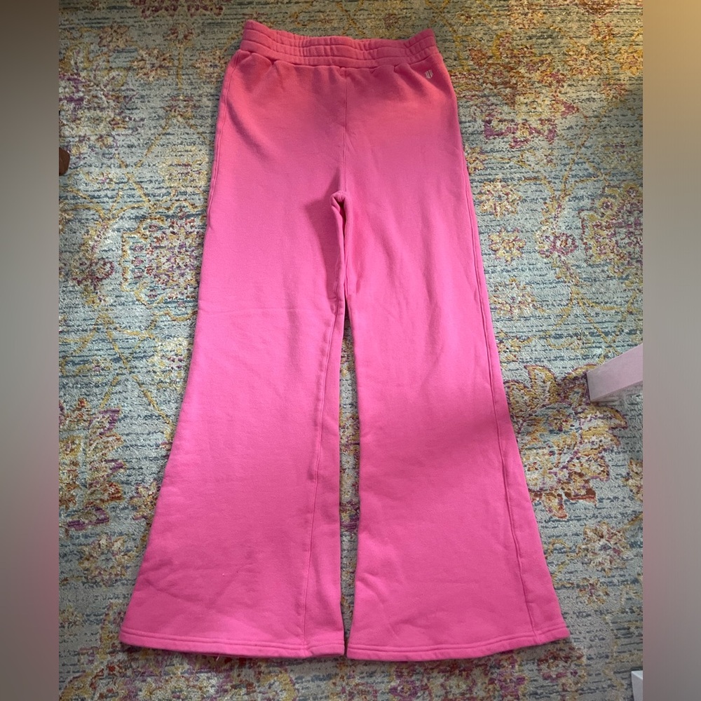 Eleven by Venus Williams pink flare sweatpants. Large.